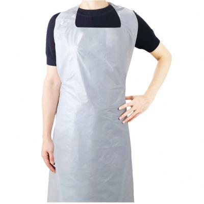 China Rizhao HUAHANG Convenient High Quality Disposable HDPE Plastic Apron For Cleaning Work for sale