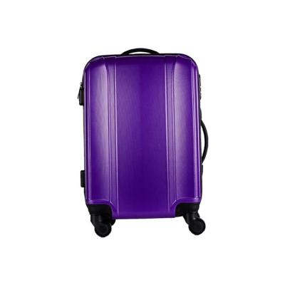 China Purple Violet ABS Trolley Luggage Filter Bezels Travel ABS PC PP Luggage for sale