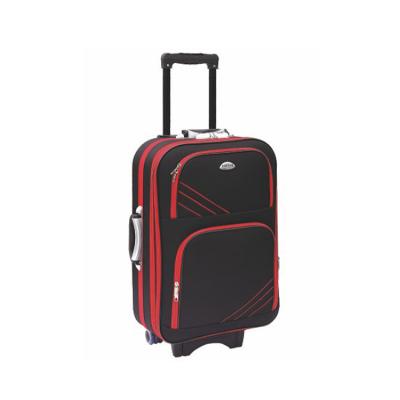 China Oxford 3 in 1 luggage bag travel luggage black & red suitcase box with handle for sale