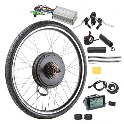 China 48v 1500w ebike kit with battery electric bike front wheel conversion kit ebike electrics 20