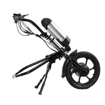 China Stainless steel DIY electric wheelchair handcycle/500w 16inch attachment electric wheelchair kit for sale