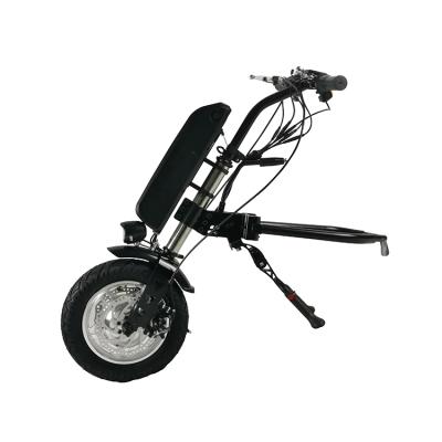 China High quality stainless steel electric wheelchair handcycle 36v 350w electric wheelchair conversion kit with battery for sale