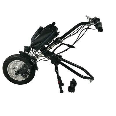 China Hot sale stainless steel electric wheelchair handcycle/36v 500w electric wheelchair conversion kit for sale