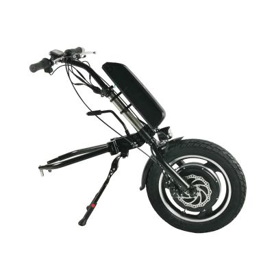 China Stainless steel 48v36V 500W electric handcycles for electric wheelchair with lithium battery for sale