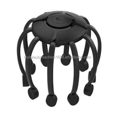 China 2022 Scalp Massager 10 Heads Relax Helmet Tools Silicone Head Massager Device Dual Scalp Machine Electric Head Massager for sale