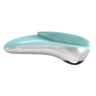 China Replaceable Deep Clean Main Device Electric Clean Facial Massager Silicone Acne Treatment Brush Brush Machine for sale