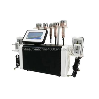 China Fat Weight Loss Removal 40k Weight Loss RF 6 in 1 Ultrasonic Lipo Laser Vacuum Cavitation System Body Shaping Slimming Machine for sale