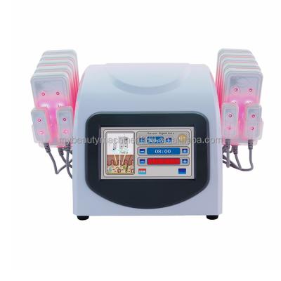 China 14 Pads Portable Lipo Weight Loss Diode Best Fat Burning Beauty Equipment Lipolaser Slimming Machine for sale