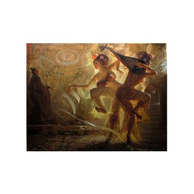 China Domestic Superb Antique Painting High Quality Digital Oil Painting Nude Figure Art Print On Canvas for sale