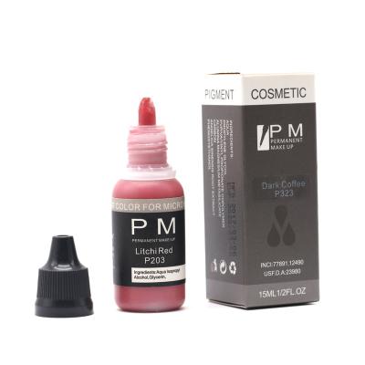 China PM Semi Tattoo Pigment Permanent Cosmetic Organic Eyebrow Tattoo Ink For Microblading for sale