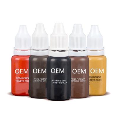 Κίνα OEM Private Logo 1000ML Eyebrow Microblading Ombre Micro Pigment Permanent Makeup Pigment προς πώληση