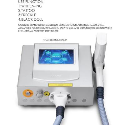 China Professional portable eyebrow eyeliner body tattoo removal laser machine Q-switch for sale