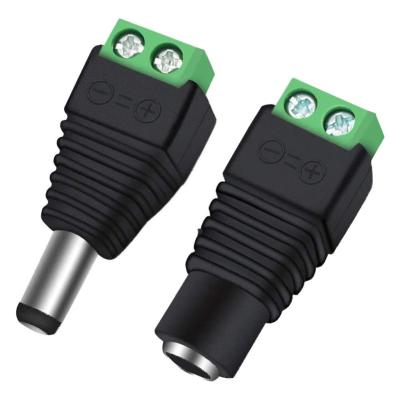 China Power eSann Low Voltage 2 Pin Male Female Led Strip DC Jack Power Fast Cable Connectors Accessories for sale