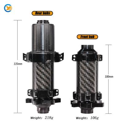 China Wholesale Variable Speed ​​Front Carbon Fiber Aluminum Alloy Hub Bicycle Road Hubs 24 Holes Bike Hub for sale