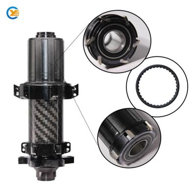 China High Quality Carbon Fiber Fast Delivery Sealed Bearings Bike Hubs 24H Road Bike Hubs Black V Brake Lightweight Road Hub for sale