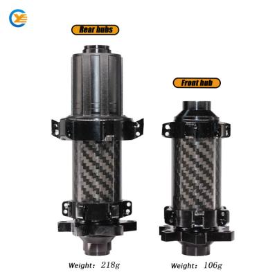 China Carbon fiber carbon fiber road bike cassette hub geard hub for bicycle road bikes hub 24h for sale