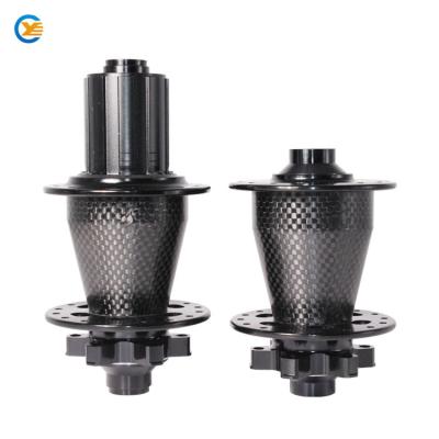 China Carbon Fiber Aluminum Alloy Disc Brake Mountain Bike Hub Variable Speed ​​Bicycle Hub Axle Bike Accessories for sale