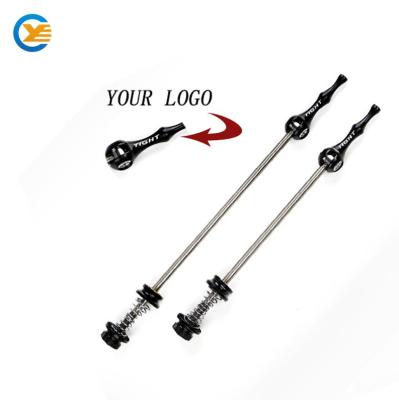 China bicycle aluminum alloy 0.05kg quick release hub front and rear skewers quick release for sale