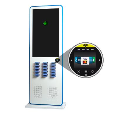 China Brush Face\Swap Card\Charging Station Phone Powerbank Organizer 5000mah Outdoor Generator Portable Rental Power Station Share Scan Code for sale