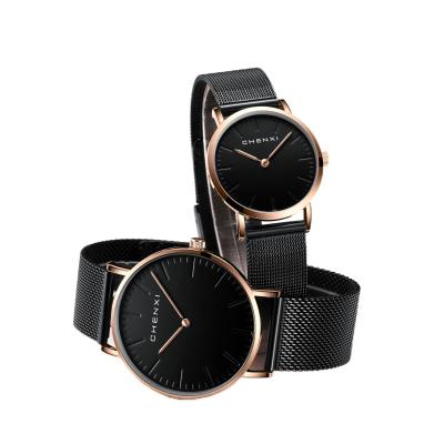 China Chenxi's Best-selling Watchdw Simple Fashion Ultra-thin Student's Watch Couple On The Douyin Mesh Strap Watch Men And Women's Watch for sale