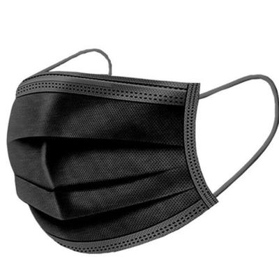 China China Supplie Eco-friendly Disposable Face Mask Package Bags 10Pcs Packing Facemask Black Type II Sugical Facemask for sale