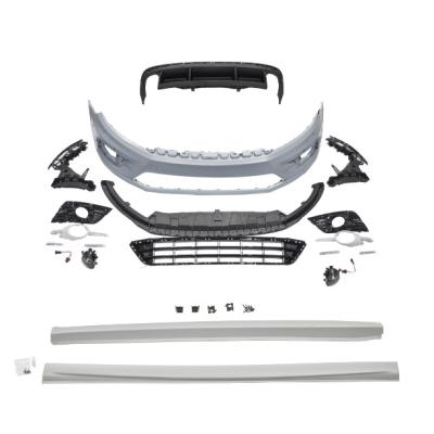 China Plastic For Volkswagen CC R-LINE Front Bumper Assy For Tuning Parts PP Material 2013-2017 for sale