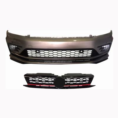 China Plastic For VW JETTA GLI Front Bumper Assy For Tuning Parts PP Material 2015- for sale