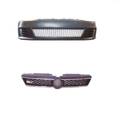 China ABS Front Bumper Grill For NEW Jetta GLI 2011-2015 V W Electroplating Silver Grill for sale