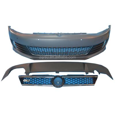 China Plastic For Volkswagen VW Jetta GLI Front Bumper Assy For Tuning Parts PP Material 2011-2015 for sale