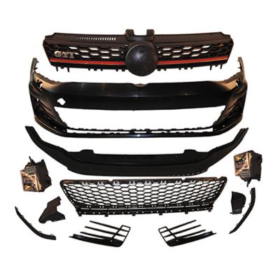 China Plastic For VW Golf 7 GTI Front Bumper For Tuning Parts PP Material 2012-2015 for sale