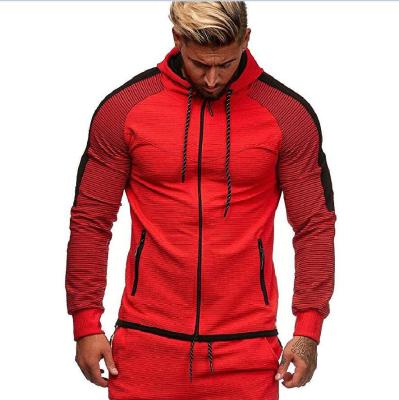 China Anti-pilling New Fashion Men's Contrast Color To Bar Casual Long Sleeve Hoodies Outdoor Sports Tops T-shirt Hoodies for sale