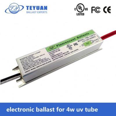 China Electronic American Standard UL Approved Electronic Ballast 4W UV Tube for sale