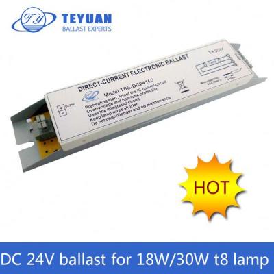 China DC 24V Electronic Electronic Ballast For 18W 30W T8 Lamp for sale