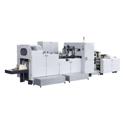 China High capacity [JT-HY270] high capacity CE standard V automatic high speed bottom used food bag maker paper machine for paper bag for sale