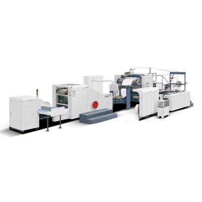 China Factory [JT-QFJ08] Full Automatic Paper Bag Making Machine With Handle Paper Bag Packaging Machine for sale