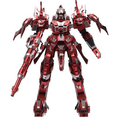 China cartoon toy 3d metal puzzle piececool HP085-RSK RED MECHA DIY MECHA DIY coloring toy for sale