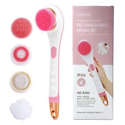 China Long Handle Multifunctional Adjustable Bath Brush Back Powerful Bath Brush for sale