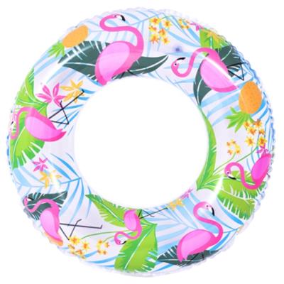 China Outdoor Water Fun Flamingo Swim Ring Water Sports Outdoor Inflatable Pool Floating Swimming Toys For Kids for sale