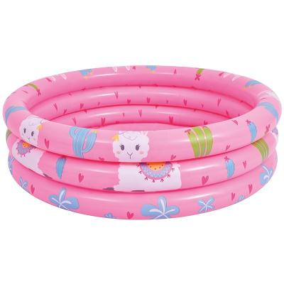 China Outdoor Water Fun Jilong Sunclub 57167 Alpaca 3-Ring Pool Water Sports Outdoor Inflatable Pool Float Swimming Toys For Kids for sale