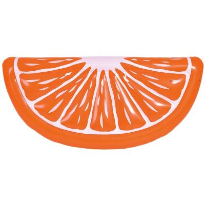 China Giant Orange Outdoor Inflatable Water Sports Pool Outdoor Water Fun Mat Floating Swimming Toys For Kids for sale