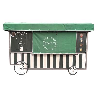 China 2022 China Cafe Restaurant Fast Food Kiosk Outdoor and Indoor Mobile Hot Dog Cart Electric Supply Kiosk Trucks For Sale for sale