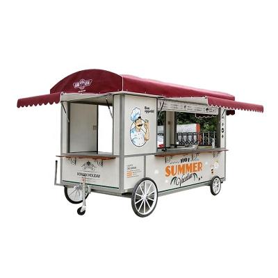 China Vegetable processing factory OEM RL-R37 Roman Holiday food trailer food truck for sale Europe for sale