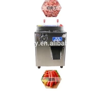 China Cheap Industrial Meat Cutter Chicken Meat Cutter Cube Meat Processing Equipment OEM Stainless Steel Meat Dicing Machine On Sale Home for sale