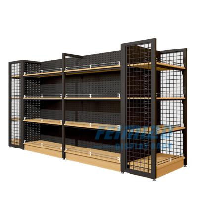 China Super Hot Popular Multi Manufacturer Store Display Rack Double Sided Supermarket Shelf Case Rack For Sale for sale