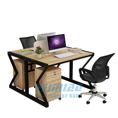 China Durable Custom Furniture 2/4/6 Person Workstation Screen Card Office Seat Staff Office and Chair Combination Computer Desk for sale