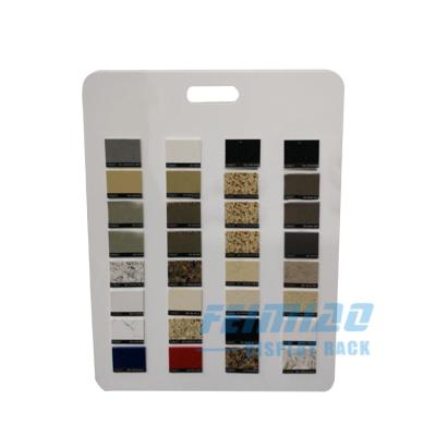 China Factory-price New Granite Show Tile Show Racks Manufacturer Ceramic Tile Binders Hand Held Panel Durable Simple Sample Display for sale