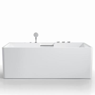 China Freestanding Bathroom Massage Corner Hot Selling Modern Soaking Multifunctional Acrylic Bathtub for sale