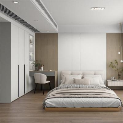 China Customized Customized Customized White Walnut Wardrobe Storage Modern Bedroom Cabinet Minimalist Wardrobe for sale