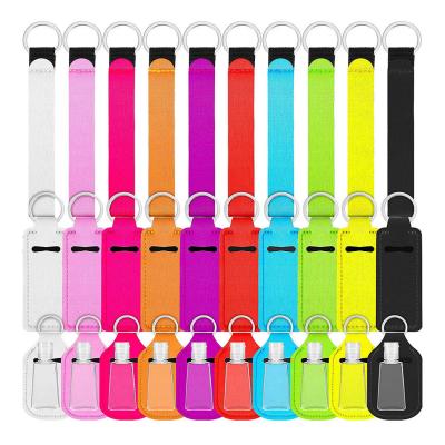 China FDSSN Have Set 30ml 1oz Self-Defense Lanyard Hand Sanitizer Holder Lip Balm Bracelet Lipstick Stick Lipstick Bottle Strap Key Chains Styles Designs Keychains RTS-10000 for sale