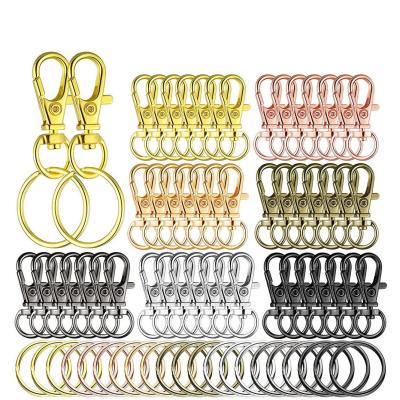 China FDSSN Have Designs RTS 10000 Styles Keychains Key Chain Clasp Hooks Clasp Lanyard Lobster Clasp Metal Swivel Snap Hook With Key Ring Key Chain Hooks For Purse And Craft for sale